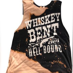 💕5️⃣fot25 Misslook Whiskey Bent and Hell bound, tank top size medium